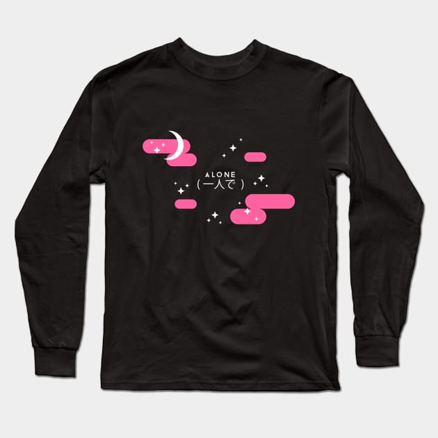 Alone Long Sleeve T-Shirt by saturngarden